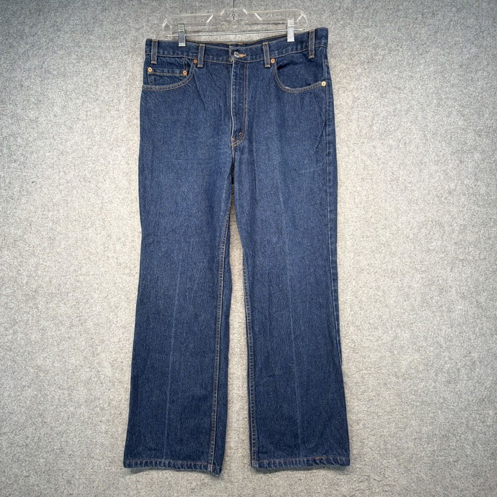 Vintage Levis 517 Bootcut Jeans Mens 36x30 (Fits 35x29) Made In USA